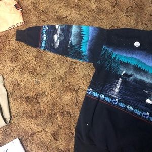 Vintage Nightlife wilderness crew neck
